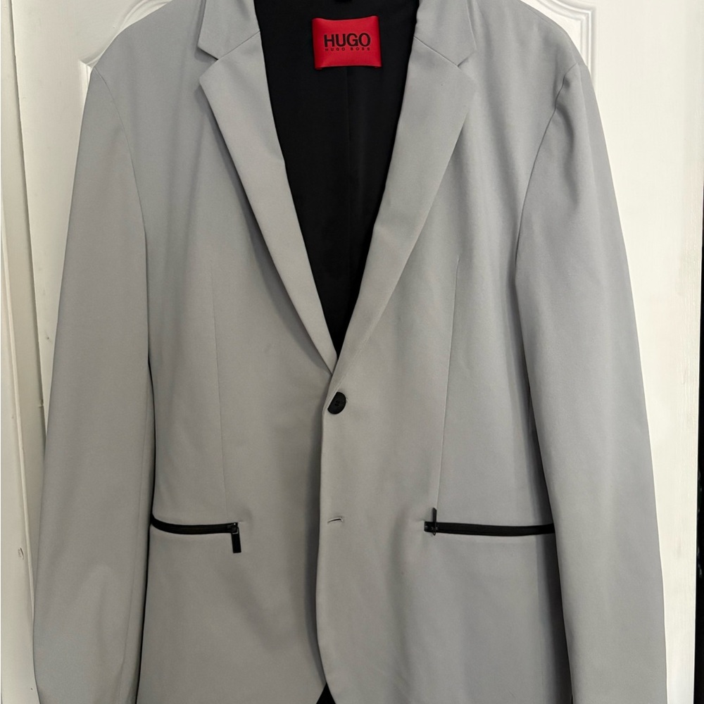 HUGO Light Gray Men's Blazer